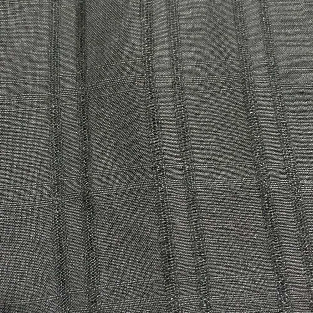 La FIXSUN Women’s 100% Linen Hi-Low Textured Boxy Black Button-Up Shirt USA XL - Picture 16 of 16